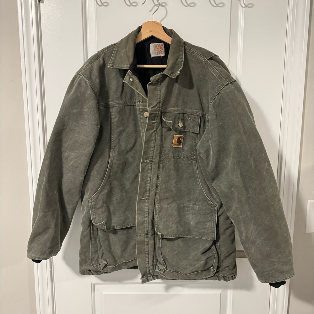 Vintage 90’s Carhartt Chore Jacket  Q5566 Large